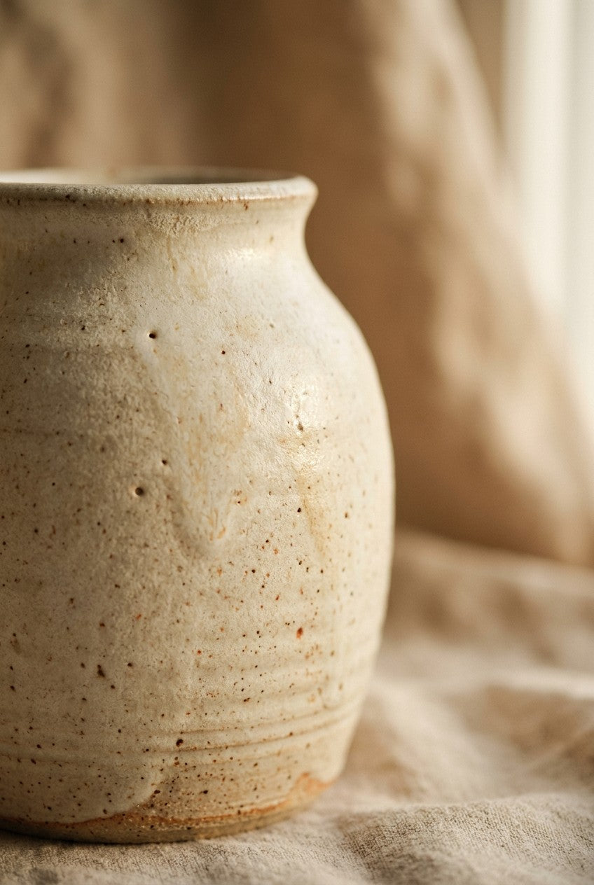 Amara Handmade Ceramic Vase detail