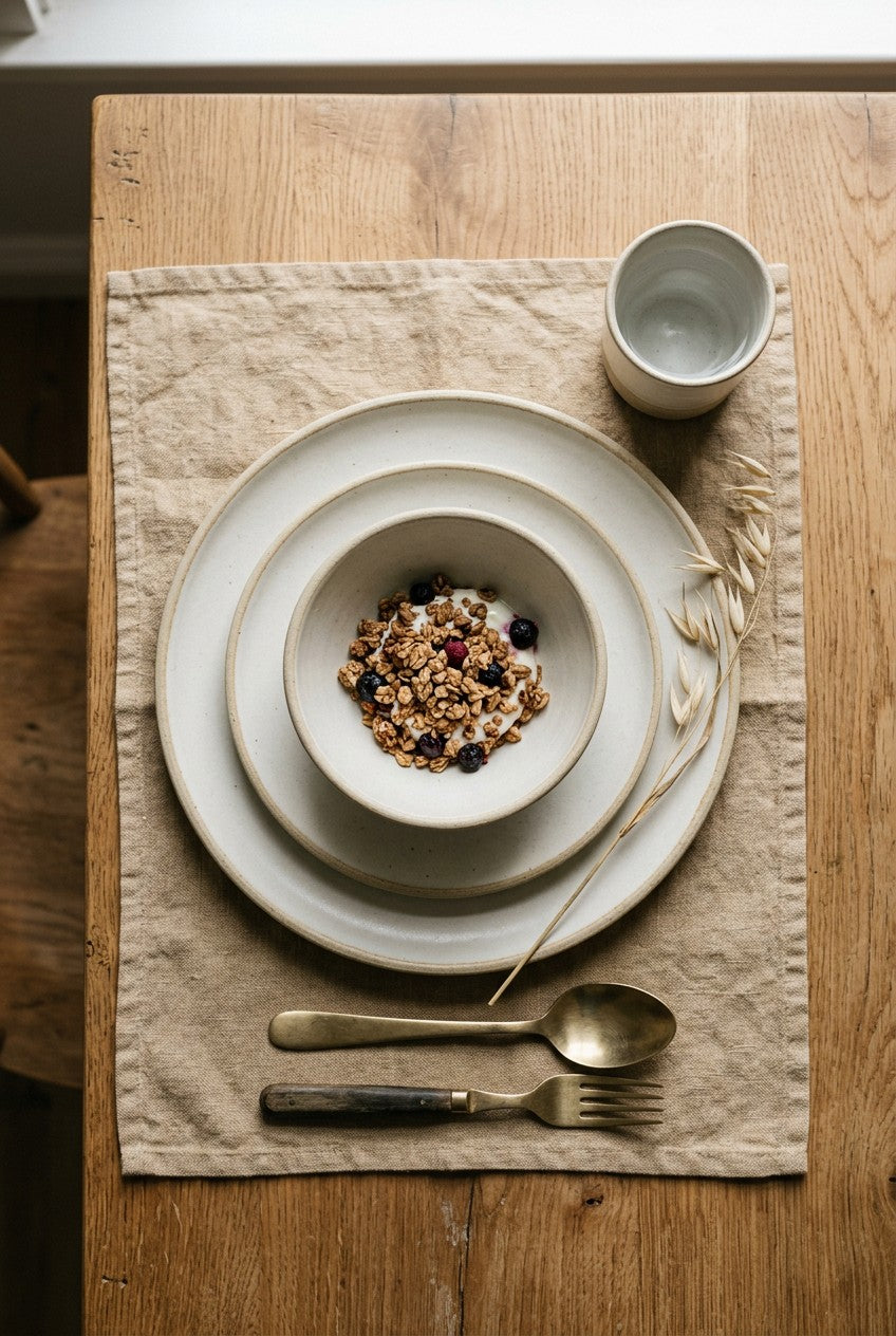 Heirloom Stoneware Dinner Set detail