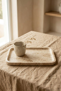 Lepanto Travertine Tray